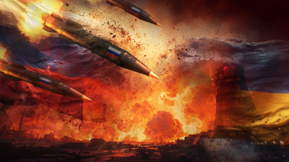 Завораживающая мощь: в Сети появились кадры точного удара по ж/д полотну на Украине. Клубы дыма и огня поднялись на десятки метров