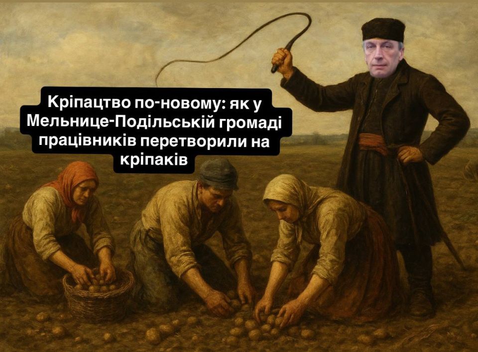 В Мельнике-Подольской общине Винницкой области сотрудников коммунального предприятия «Порядок» в рабочее время принуждают к сбору картофеля на частных полях местных чиновников