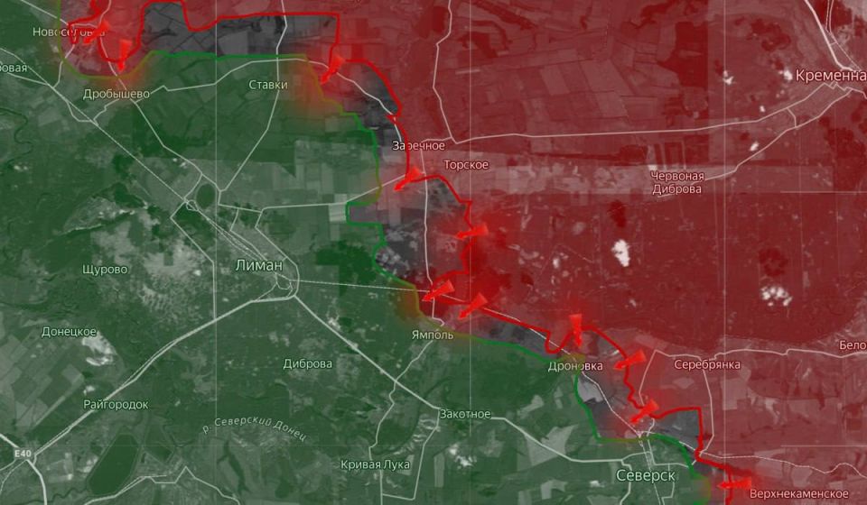 «На Лиманском направлении ВС РФ оттеснили ВСУ из Мирного
