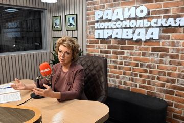Советник Президента России Елена Ямпольская дала эксклюзивное интервью Радио “Комсомольская правда”